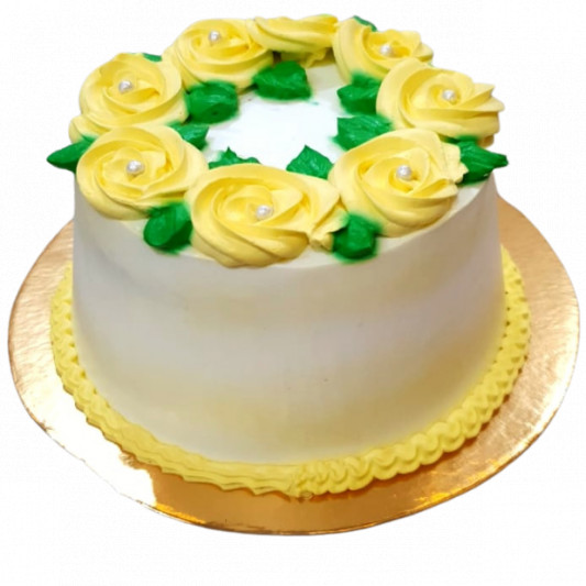 Fresh Pineapple Cake | Midnight Cake Delivery Delhi | YummyCake