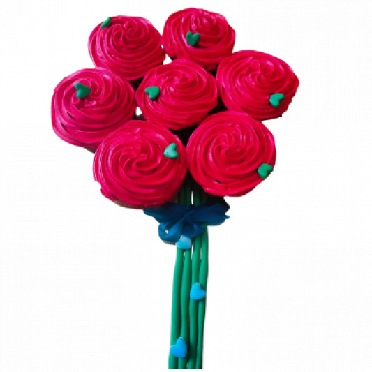 Rose Cupcake Bouquet online delivery in Noida, Delhi, NCR, Gurgaon