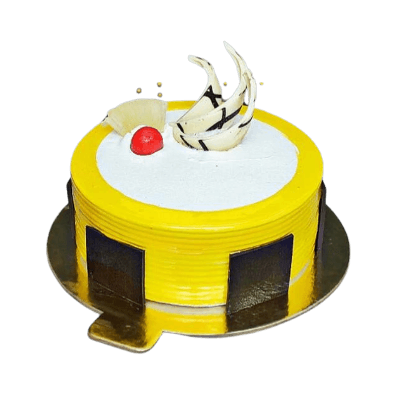 Buy/Send Delish 25h Anniversary Pineapple Cake Online @ Rs. 1679 -  SendBestGift