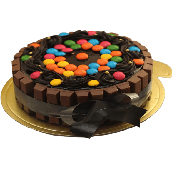 1 Kg Kitkat Gems Chocolate Cream Designer Cake
