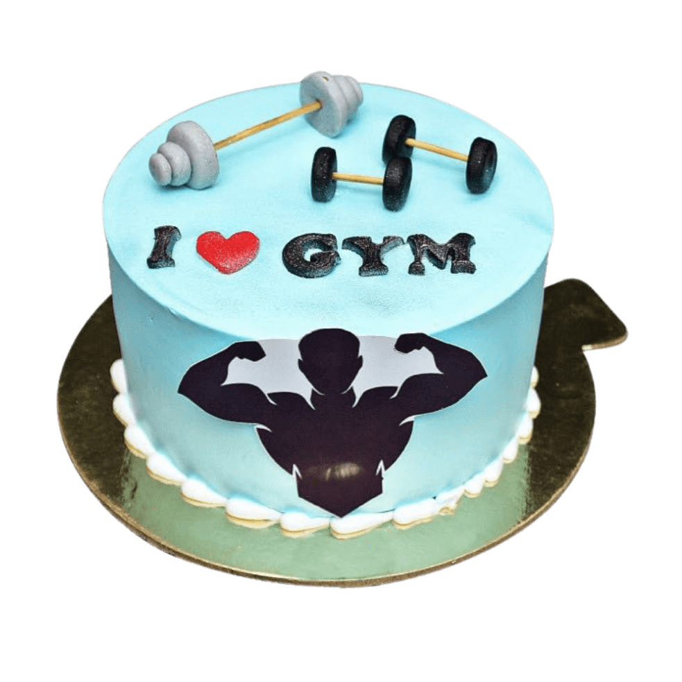 gym-theme-cake-bakehoney