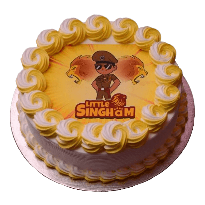 Little Singham Photo Cake online delivery in Noida, Delhi, NCR, Gurgaon