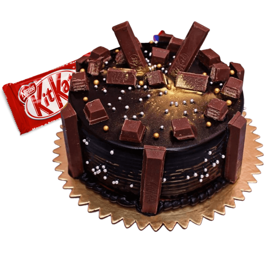 Order Chocolate KitKat Cake Online Same Day Delivery in Mumbai – Merak Cakes