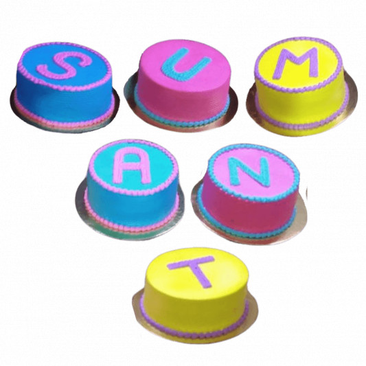 Name Letter Cake online delivery in Noida, Delhi, NCR, Gurgaon