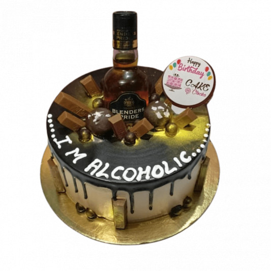 alcohol birthday cake designs