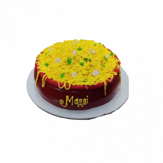 Maggi Noodles Cream Cake Delivery | Cake delivery, Online cake delivery,  How to make cake