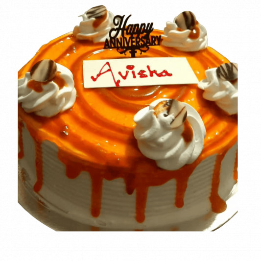 Order Beautiful Butterscotch Cake Online at Rs.749 & Send to India