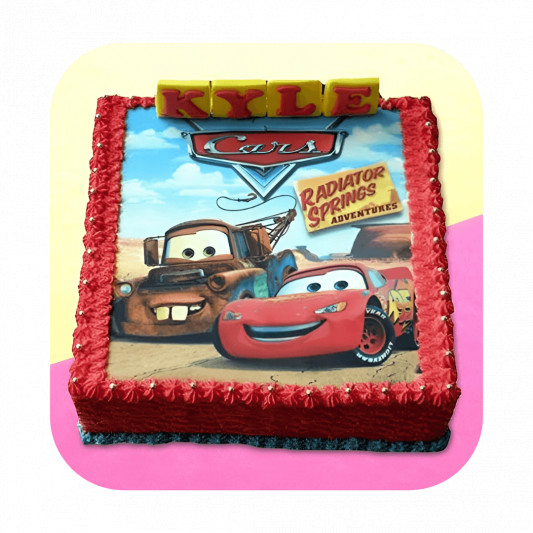 Lightning McQueen Cake online delivery in Noida, Delhi, NCR, Gurgaon