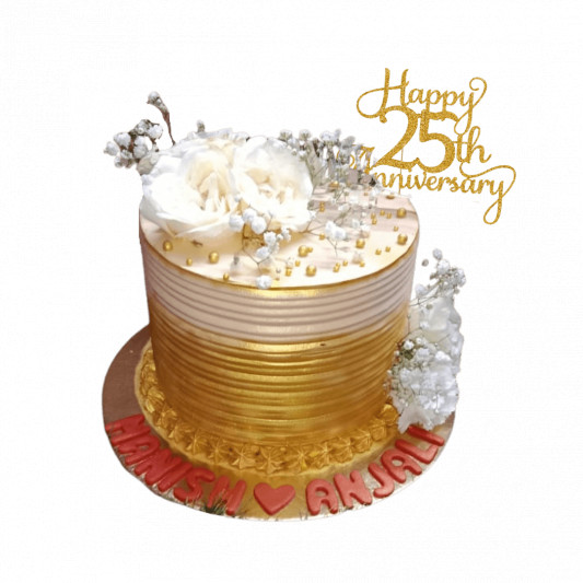golden wedding anniversary cake Delivery Online | GoGift