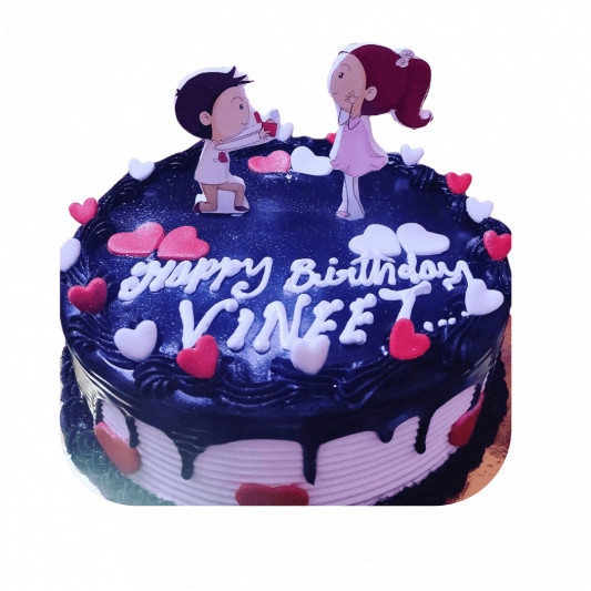 Chai Sutta Cake for Boyfriend Birthday | FaridabadCake