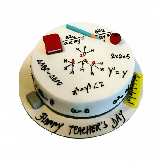 Cake for Math's Teacher online delivery in Noida, Delhi, NCR, Gurgaon