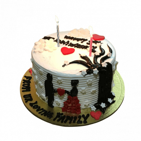 Anniversary Cake - CakeCentral.com