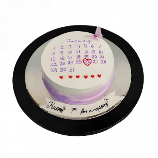 Calendar Cake | Calendar Cake for Anniversary | Bangalore – Liliyum  Patisserie & Cafe