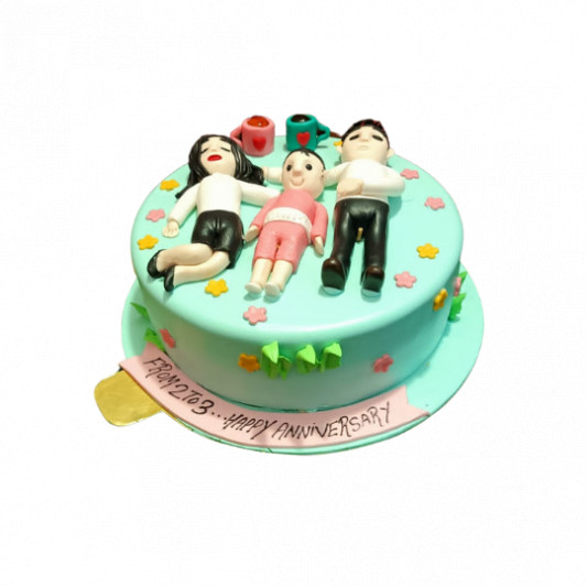 Sister / Friends / Brother Theme Cute Designer Cake - Avon Bakers