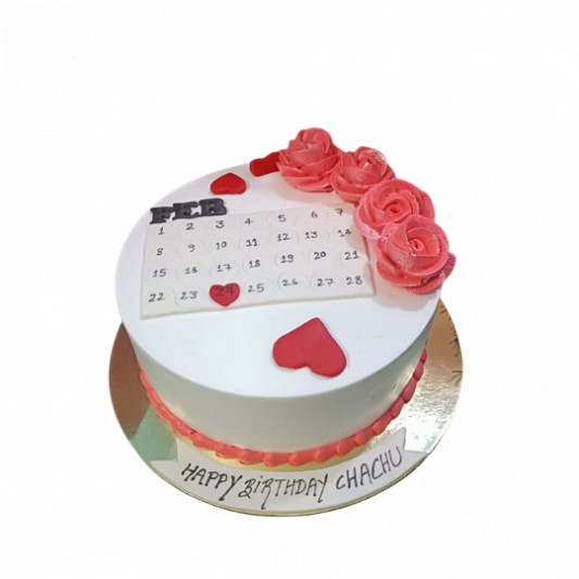 Calendar Cake – Three Petals Cake Studio
