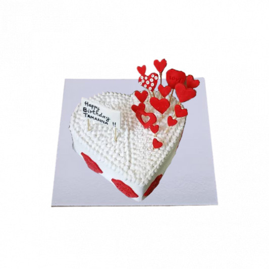 Heart Shape Black n Pink Vintage Cake – iCake | Custom Birthday Cakes Shop  Melbourne