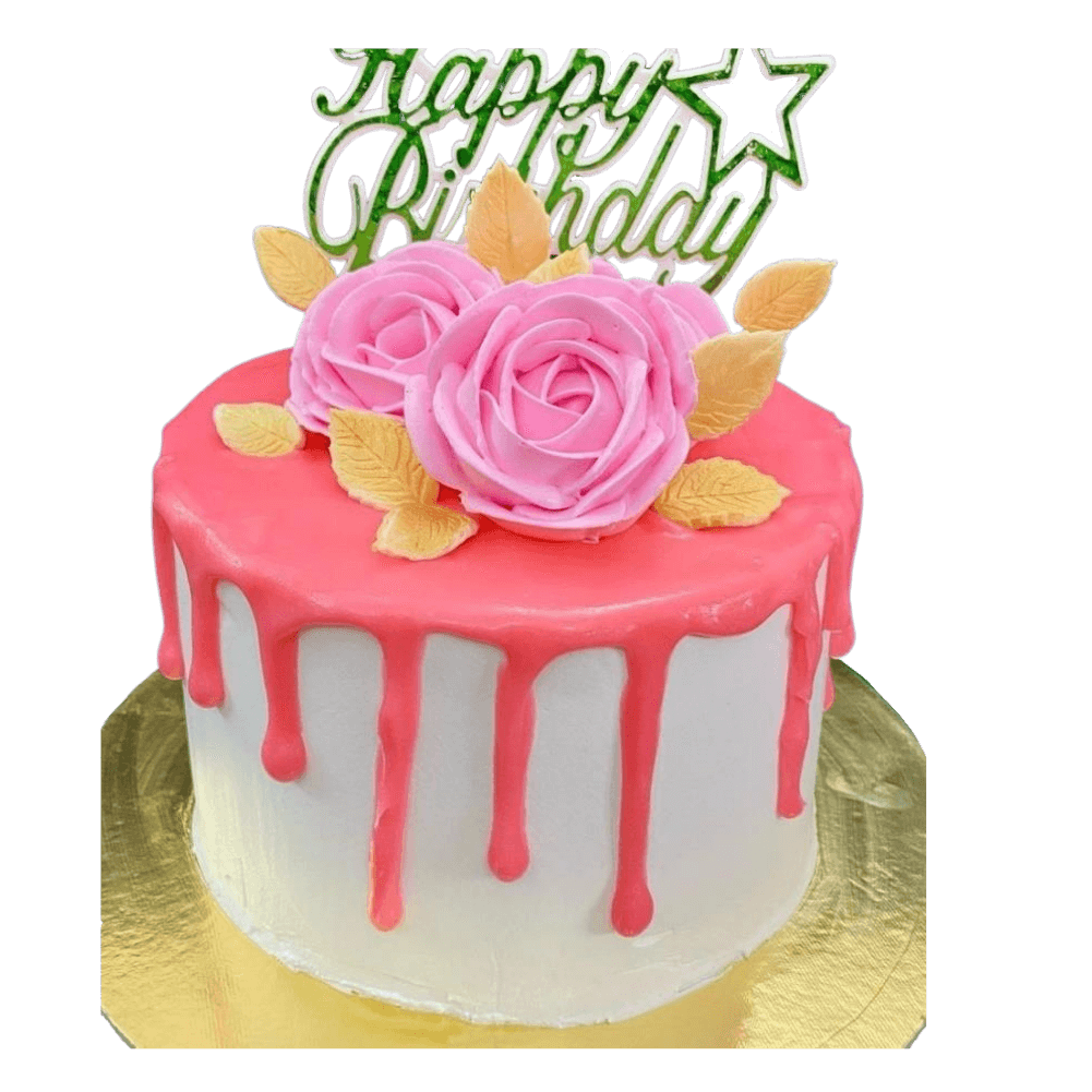 Flowery birthday cake recipe - BBC Food