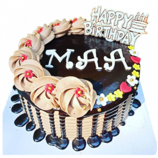 Red Velvet Maa Designer Cake