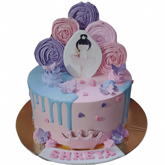 Princess Birthday Cake - Spindles Designs by Mary and Mags