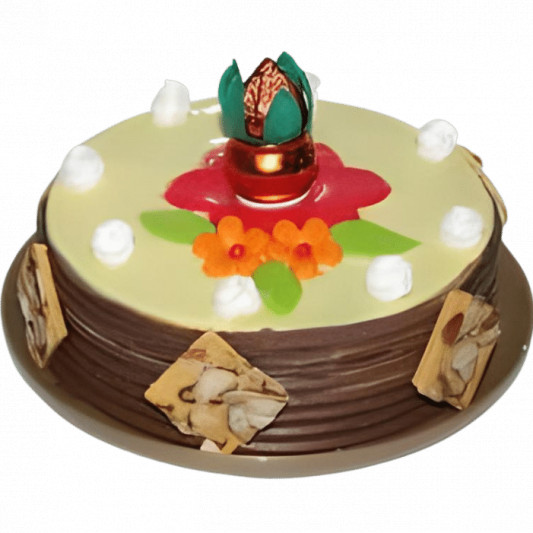 Navratri Kalash Theme Cake online delivery in Noida, Delhi, NCR, Gurgaon