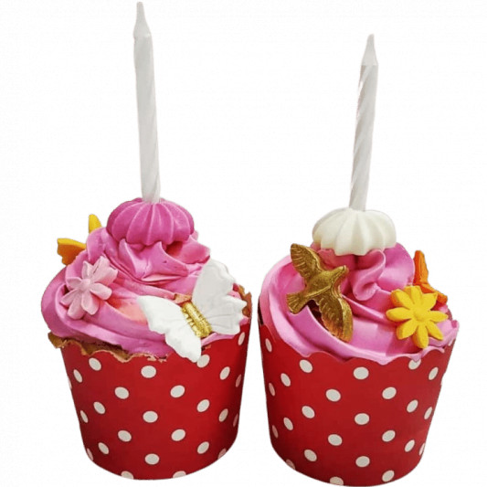 Strawberry Delight Customized Cupcake online delivery in Noida, Delhi, NCR, Gurgaon