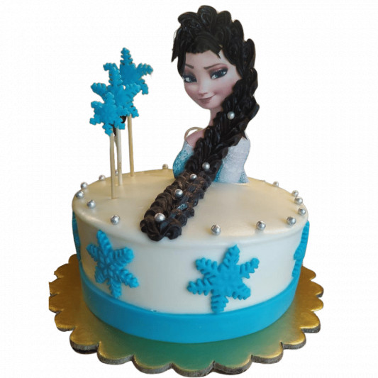 Themadchef | It's a frozen month!! Sharing one of our fav Elsa cake…#cake # frozen #frozen❄️ #elsa #disney #blue #ice #cold #queen #disneyprinc... |  Instagram