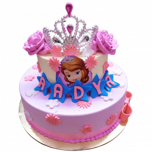 Princess theme cake | Whipped cream cakes, Cake, Themed cakes