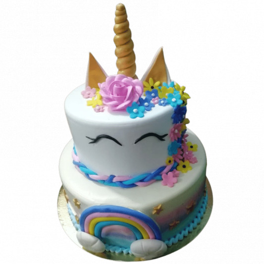  Unicorn Semi Fondant Cake online delivery in Noida, Delhi, NCR, Gurgaon