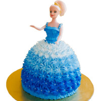 Barbie doll cake delivery in Hyderabad same day delivery