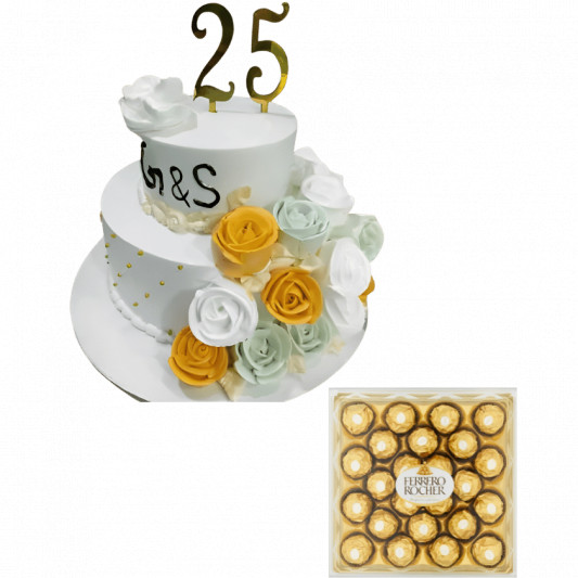 Best & Delicious 25th Anniversary Cake Ideas for My Parents