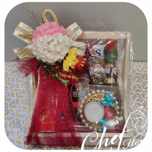 Diwali Gift Hamper With Scented Candle - Personalized Gift Hamper For  Diwali - VivaGifts
