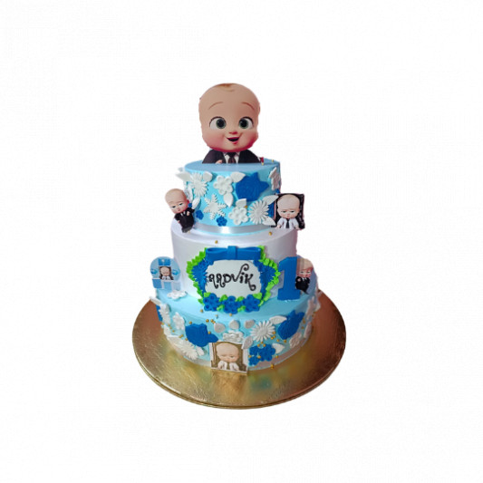 Boss Baby Cake 2 Tier online delivery in Noida, Delhi, NCR, Gurgaon