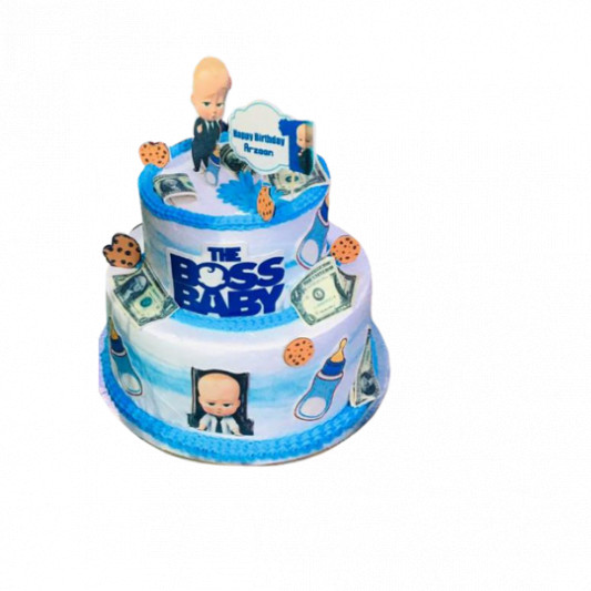 2 Tier Baby Boss Cake  online delivery in Noida, Delhi, NCR, Gurgaon