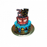 Spiderman 2 Tiered Cake - We Create Delicious Memories - Oakmont Bakery