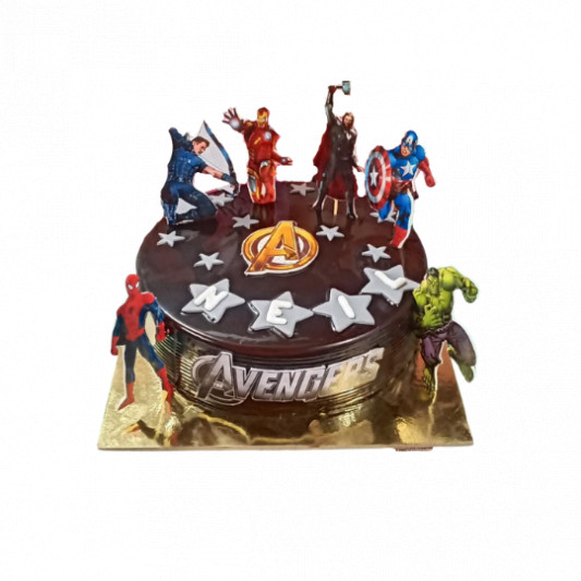 Marvel Avengers Marvel Avengers Cake. Fondant with fondant details, the  hulk hand is made fr… | Marvel birthday cake, Avengers birthday cakes,  Marvel birthday party