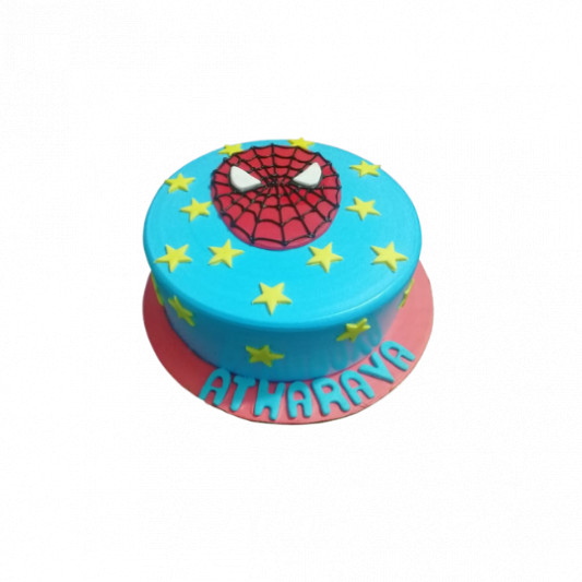 Spiderman Face Cake  online delivery in Noida, Delhi, NCR, Gurgaon