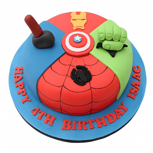 Unleash the Superhero Power with Our Avengers Cake
