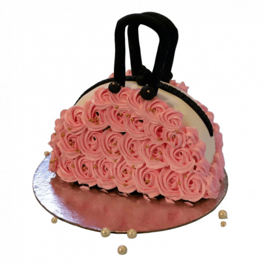 Floral Purse Cake - The Cake World Shop - Home of Cakes