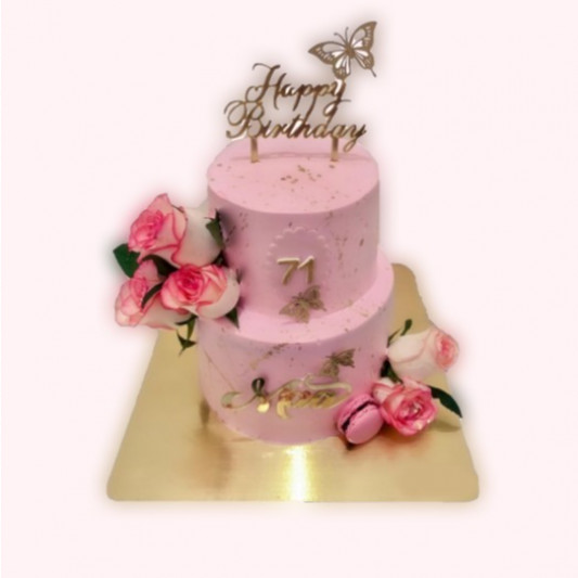 Mom To Be Cake | Order this pretty mom to be cake online to pamper her –  Kukkr