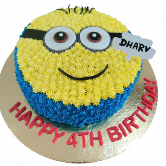 Minion Kids Fondant Cake (Delivery in 48 Hours Available) – Hot Breads