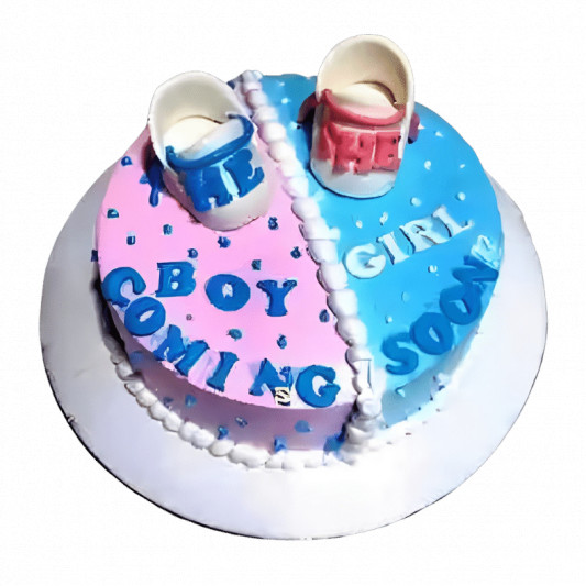 HE or SHE Theme Cake online delivery in Noida, Delhi, NCR, Gurgaon