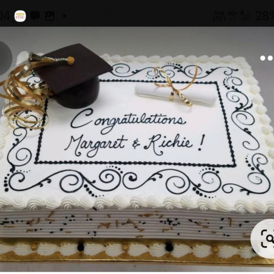 Congratulation Graduation Cake | bakehoney.com