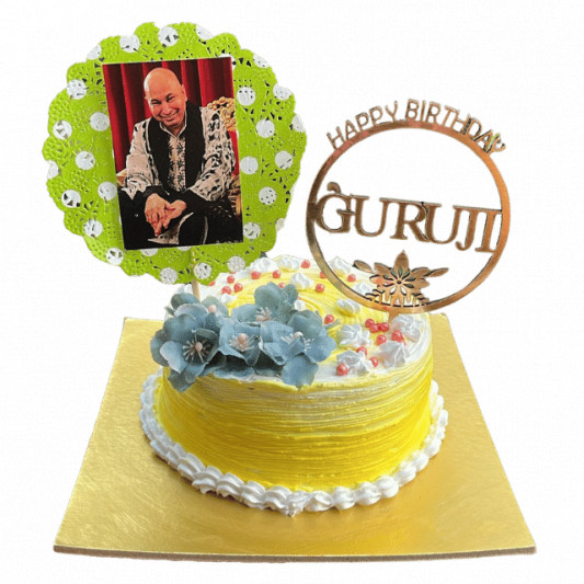 Cake For Guru Ji | bakehoney.com
