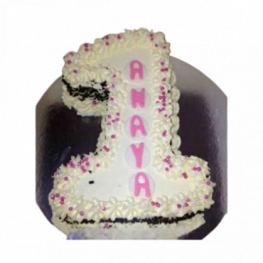 1st birthday cake topper, One year old cake topper, Floral cake topper –  Krafty Dekor
