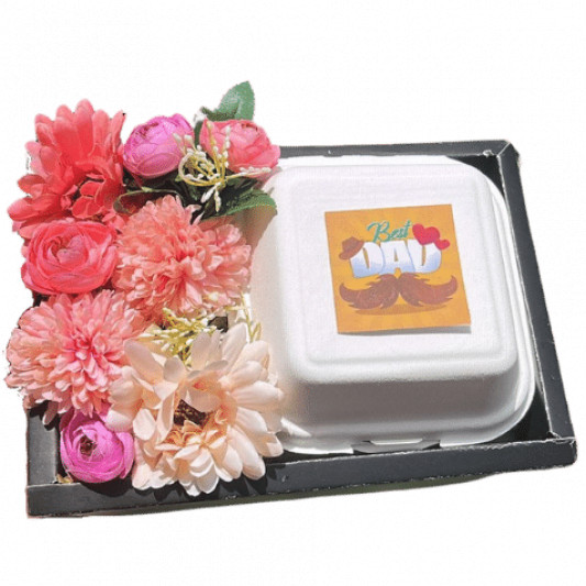 Bento Cake With Flowers online delivery in Noida, Delhi, NCR, Gurgaon