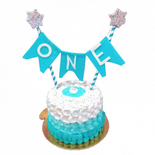 1st Month Birthday Cakes Online | First Month Birthday Cake for Boys/Girls  | FlowerAura