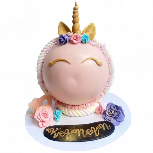 Enchanted Unicorn Semi Fondant Cake 1.5 Kg | IGP