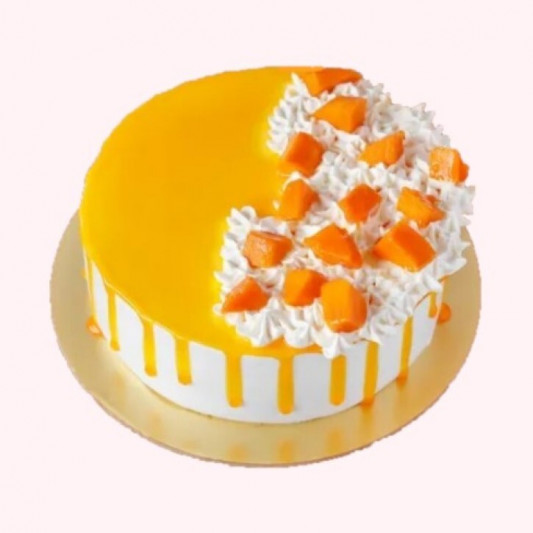 Mango Custard Cake | Eggless Mango Cake | Flavourful Food - YouTube
