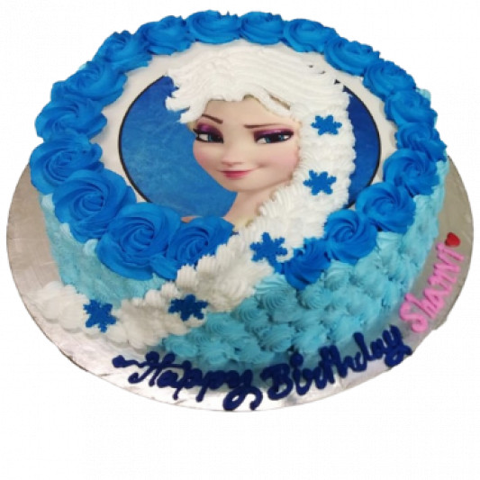 Princess Elsa Cake | bakehoney.com